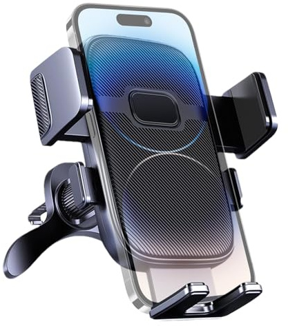 Soporte para teléfono con ventilación para automóvil,Soporte para teléfono con ventilación para camión,Soporte para móvil Giratorio de 360 Grados para Coche - Soporte para teléfono con Clip de