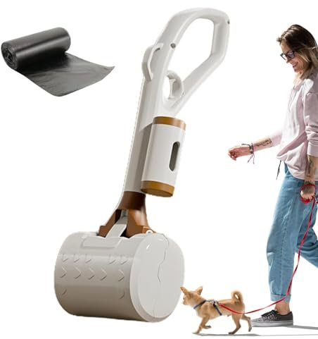 Katzenkotschaufel, Hundekotschaufel für den Garten, Robuster Hundekotschaufel mit Griff, Bequemer, multifunktionaler Kotschaufel mit Beutelbefestigung für Hinterhöfe und Spielplätze