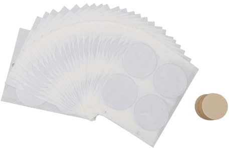 Nimomo 25 Tapas de Papel Aluminio Café Cápsulas, Pegatinas Desechables para Cápsulas café, Sellos Cubiertas con Filtro Redondo 100 Piezas