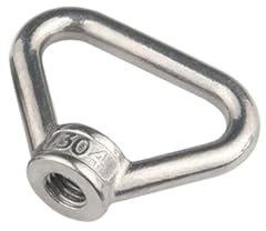 EPASHA Ringschrauben, Ringschrauben for schwere Beanspruchung, Dreieck-Ringmutter 304-Ring-Ring-Ring-Ring-Hakenmutter Edelstahl-Ring-Ringmuttern Schrauben M3 M4 M5 M6 M8 M10 M12 (Größe: M10)(M12)