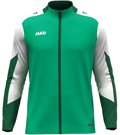 JAKO Veste en polyester Dynamic pour enfant, vert/blanc/vert foncé, 164 cm