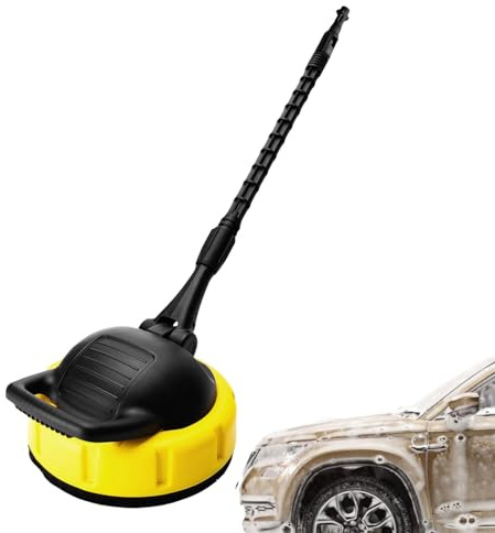 Patio Cleaner Attachment - Cleaner | Pressure Washer | Reusable Sidewalk Scrubber Patio Cleaner | Cleaner for Driveways Sidewalks Yards
