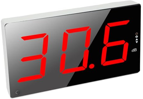 Misuratore di Audio Digitale Misuratore Montato Montato di Rumore METURA LCD di Grandi Dimensioni da 3 Pollici per Barre KTVS Classrooms Ospedali Uffici