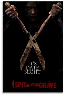 ZXXSCPCB I Spit on Your Grave Classic Movies And TV Series Canvas Poster Wall Art Decorative Painting Bedroom Painting Posters24x36inch(60x90cm) Unframe-style