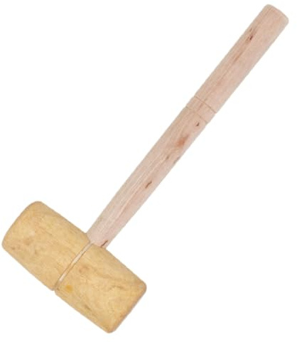 SAFIGLE Maillet Bois Compact pour Travail Du Bois Marteau de Menuiserie Robuste Outil de Bricolage et Portable pour Artisanat et DIY