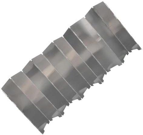 Ciieeo Paravento Pieghevole per Stufa da Esterno in Alluminio 10 Piastre Contenitore Protezione Antivento Leggero per Fornello da Campeggio Accessorio per Cucina e Viaggi Outdoor