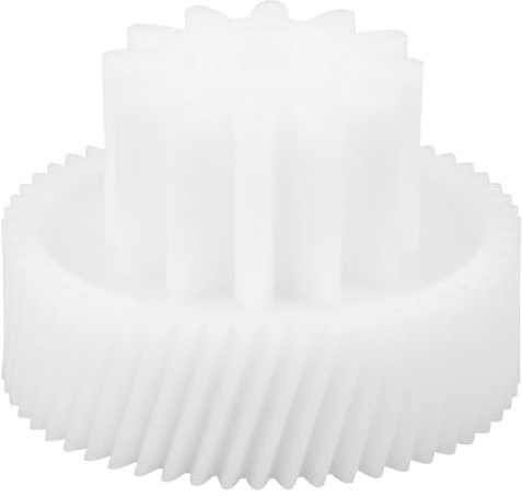 RUNROTOO Engranaje helicoidal para picadora de carne manual, repuesto de engranaje para picadora, 12/54, plástico, piezas de para electrodomésticos de cocina, para procesamiento de alimentos en el