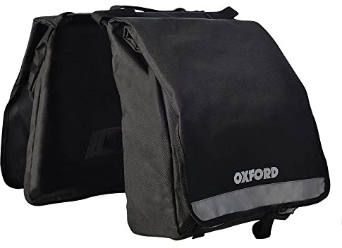 Oxford C20 20L Double Bicycle Pannier Bag Black