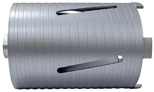 Mexco DCX90 Slotted Dry Core Drill, High-Performance Diamond Core for Drilling Masonry Materials - 117mm