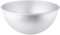 DECORA 0062958 Form Halbkugel, Aluminium eloxiert, silber/schwarz, ø 24 X H 12 CM