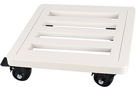 YXCKG 40cm/45cm/50cm Pflanzenroller Plant Caddy Blumentopfständer, Metall-Pflanzenständer Hochleistungs-Pflanzenrollen für Blumentopf, Pflanzenwagen mit Rädern für Indoor-Outdoor-Blumentopf