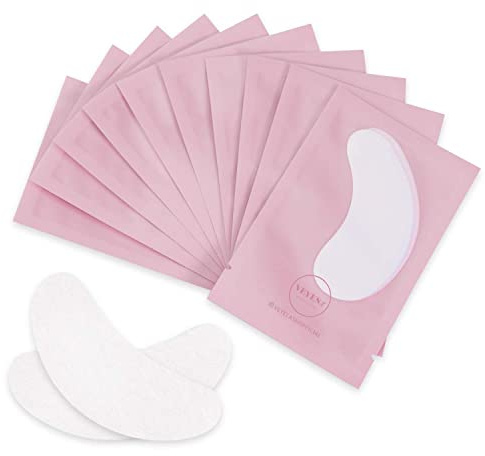 VEYES INC 50 Pairs 100% Natural Aloe Extract Under Eye Gel Pads Hydrogel Eye Patch For Eyelash Extension Lint Free Lash Extension Supplies & Beauty Tools