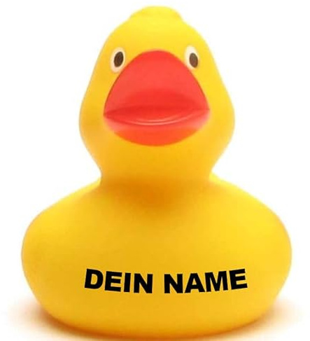 Badeente - personalisierbar (Birgit Ente)