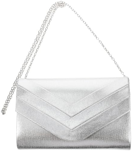 VALICLUD Damen Abendtasche Für Mädchen Weiße Geldbörse Mini Clutch Mode Geldbörse Tragbar Tasche Mädchen Geldbörsen Partytasche Bankett Clutch Handtasche Mode Abendtasche