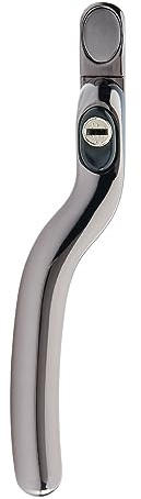 Timber Series Connoisseur Cranked Espag Window Handle - Polished Bronze (Left Hand)