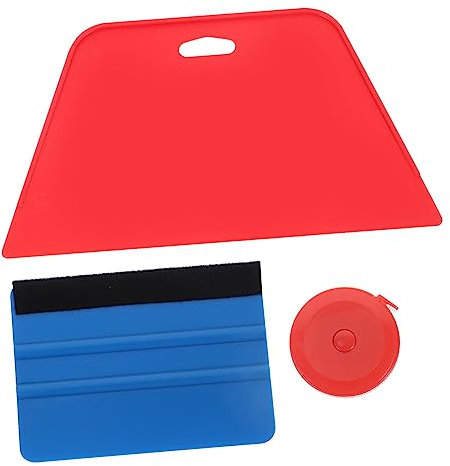 Homoyoyo 1 Juego Herramienta De Etiqueta De Papel Tapiz Espátula De Plástico Kit De Coche Escobilla De Plástico Escobilla De Goma Del Papel Pintado Pegajoso Costura Abdominales