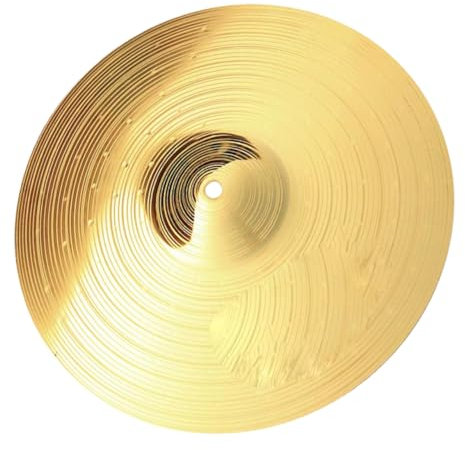 JOINPAYA Drum Set Becken Aus Messing Leicht Und Tragbar Für Jazz Und Percussion Langlebig Und Bruchsicher Mit Sanften Kanten Für Sicheres Spielen Klare Klangqualität