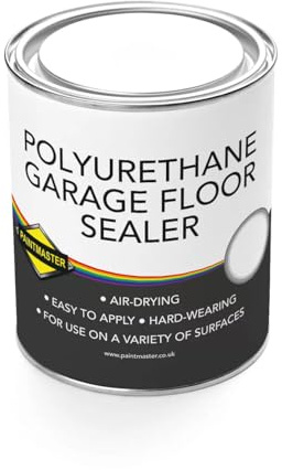 Industrial Grade Polyurethane Garage Floor Sealer - Clear Protective Coating (Polyurethane Garage Floor Sealer - Clear, 2.5L)