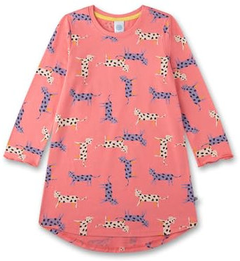 Sanetta 233499 Maglia Lunga da Notte, Colore: Rosa, 128 Bambine e Ragazze