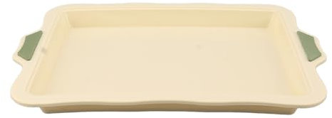 KIMISS Molde Rectangular de Silicona para Hornear, Antiadherente, Fácil de Desmoldar, para Hornear en casa. (Grande)