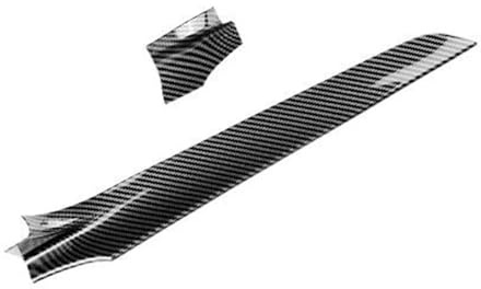 Klauer Panel Frame Cover Carbon Fiber ABS Center Console Dashboard Trim Cover For Mercedes For Benz W205 C Class C180 C200 GLC X253 2015-2021 Decoration Panel Trim(Carbon fiber Black)