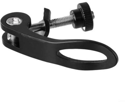 Efficient M6x45mm Quick Release Bike SeatPost Clamp Lightweight Aluminium Skewer for Height Adjustment (M6x45mm black)