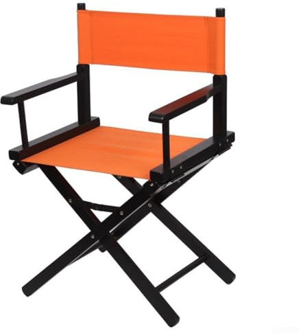 Gdfnmogo Canvas-Ersatzbezug-Set, für Regiestuhl, Outdoor, Garten, Terrasse, Möbel, Sitzbezüge (orange)