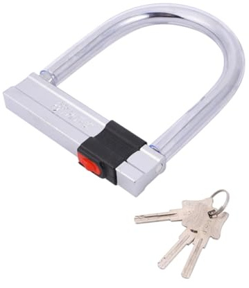 TOYANDONA 1 Pieza Candado U Antirrobo para Bicicleta de Alta Seguridad Resistente Hidráulicos para Exteriores Protección Efectiva para Bicicletas y Accesorios