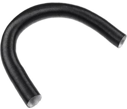 Luftkanalschlauch, Auspuffrohr, Schlauch, Aluminium, 75 mm Durchmesser, Hauptsächlich für 5 kW für Diesel-Lufterhitzer verwendet, Schwarz, 1 Stück (300 cm)