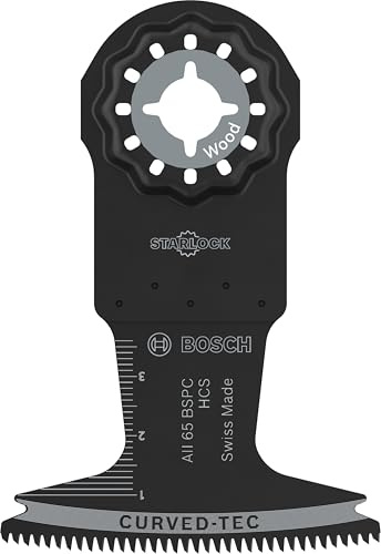 Bosch 10x AII 65 BSPC instickssågblad (för Hårt trä, Mjukt trä, Bredd 65 mm, Professional Tillbehör Multiverktyg)