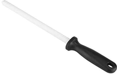 Varilla de afilador de cuchillo de cerámica, acero de afilado profesional de cuchillo, herramienta de piedra de afilador de 8 pulgadas para afilar rápidamente todo tipo de