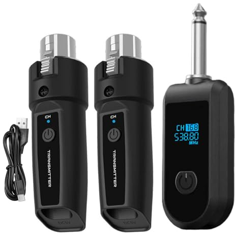 Adattatore Per Microfono Wireless Convertitore Audio Senza Fili Per | Adattatore Convertitore Per Bassi Per Karaoke Vlogging Fitness Chitarra Party Parlato Performance Sul Palco