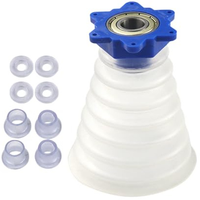 Hole Saw Dust Collector - 4.13 Inch Silicone Drill Bowl, Respiratory Hazards Prevention, Retractable Dustproof Cover | Time-Saving Suction Guard for Electric Drill Home Renovation Construction Tools