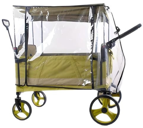 dwxnauixl Kinderwagen, winddichter Regenschutz mit Reißverschluss, Bollerwagen, Kinderwagen, 935–273 cm – für Camping und Bollerwagen