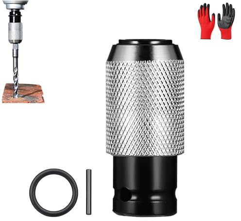Adattatore per martello perforatore con set di punte per trapano a percussione, convertitore da martello elettrico a trapano (1 Adapter)