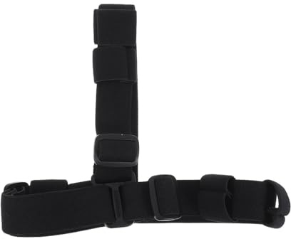ERINGOGO Cinghia Elastica di Ricambio per Lampada Frontale Nera Regolabile, Fascia per Torcia a Mani Libere, Accessorio per Corsa, Escursionismo e Campeggio all’Aperto