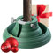 KADAX Soporte para árbol de Navidad con depósito de agua, estable de plástico resistente para árboles, moderno soporte para árbol de Navidad, varios tamaños, verde (altura del árbol de hasta 2,5 m)