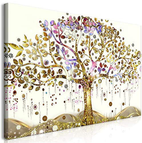 murando Quadro Mega XXXL Albero Klimt 270x135 cm Straordinario Stampa su Tela XXXL per un Facile Montaggio Fai Da Te Grande - Quadri Moderni Grandi Dimensioni - Murale DIY Decorazione da parete