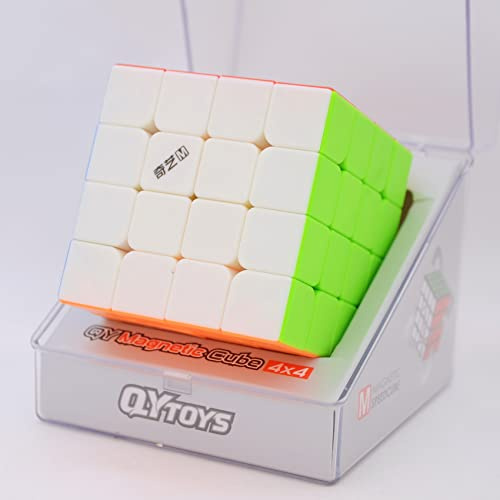 Bukefuno QY MS Series 4x4 Pro Magnetic Speed Puzzle Stickerless Cube QY MS 4x4x4 M Mofangge Speed Cube 2020 Version