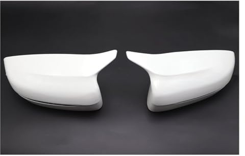 Rückspiegelkappen Für 3 4 5 7 8 Serie Für G11 Für G12 Für G14 Für G15 Für G16 Für G22 Für G23 Für G30 Für G31 Für G38 Für G20 Für G28 WEIßE Flügel Seitenspiegel Abdeckung Fit Auto Spiegelkappen