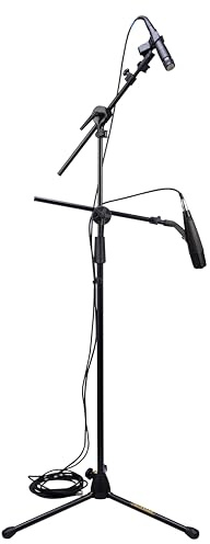 Hercules Stands MS464BPRO Double Boom Microphone Stand