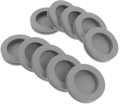 TOBBOMEY 10pcs Drain Replacement Soft Rubber Hose Stopper for Air Conditioners Washing Machines Efficient Leak Prevention Easy Installation Versatile Use Design