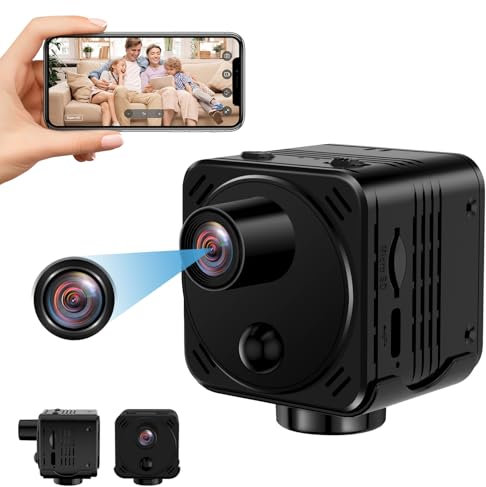 CYI Camara Espia Oculta 2.4G, Microcamaras Espias Camufladas HD1080P, Mini Camara Vigilancia WiFi Interior con PIR, Visión Nocturna Spy CAM al Menos 15 Horas, para el hogar, la Oficina, etc.