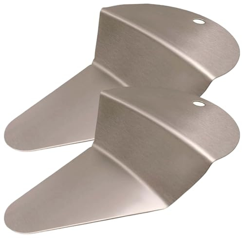 Spatola per torta First Slice 2 pezzi Spatola per torta in acciaio inossidabile a forma di ventaglio, antiaderente e facile da pulire, per fette ordinate, torte e dessert