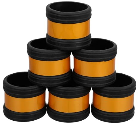 Baluue 6 Pezzi Coperture in Gomma per Tubi Impalcatura Adattamento Preciso e Uso Versatile, Accessori per Ponteggi per Ristrutturazione e Costruzione