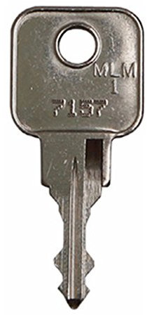 MLM EuroLocks BISLEY L&F Ersatzschlüssel - Schließung 07001 bis 07499 - Nachschlüssel - Zusatzschlüssel - u.a. für Hebelzylinder,Möbelschlösser,Möbelzylinder,Schrankschlösser - Schließung 07106