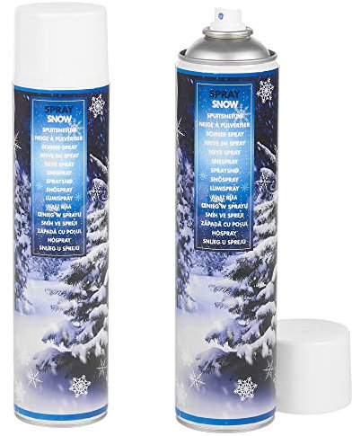 URBNLIVING 600ml Fake Snow Spray Artificial Christmas Craft Winter Festive Fun Decoration