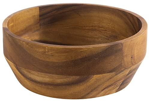 APS 794 Schale -ACACIA- aus Akazienholz für Snacks, Obst, Salat & co., 21 cm x 8 cm