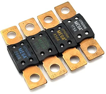 ZAAHH 1 stücke 40A 50A 60A 80A 100A 125A 175A 150A 200A 250A 300A 400A MEGA Sicherung Auto Sicherung Auto Boot Motorrad Flachsicherungen (Color : MEGA 80A)