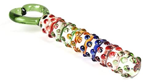 Enchufe trasero Vibrador de cristal de corazón para mujer, consolador de cristal, consolador de cristal realista, tapón Anal de cristal, juguetes sexuales para adultos